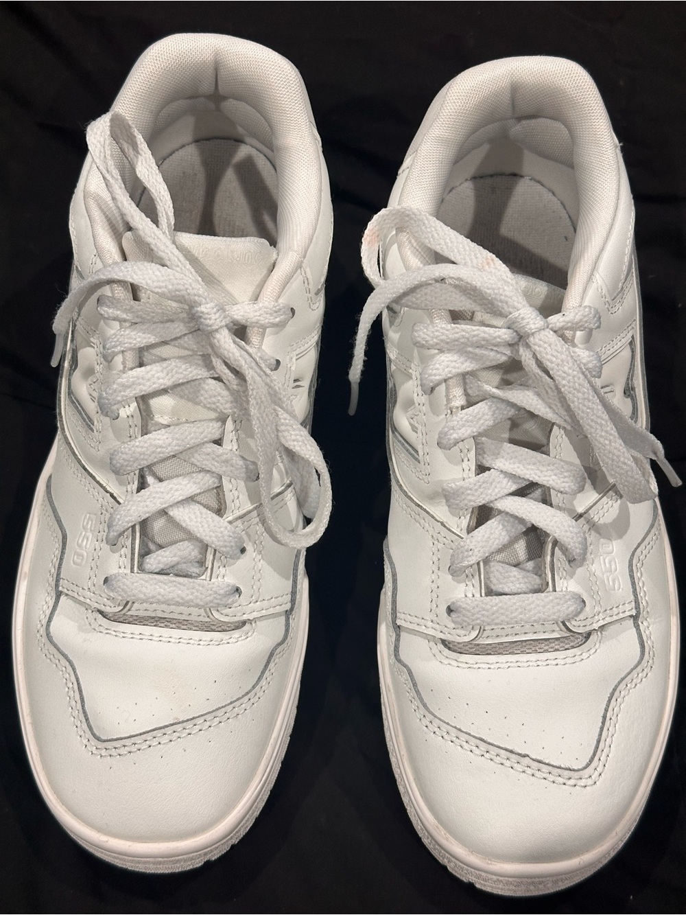 New Balance 550 Triple White Sneakers Boys Size 6 EU 38.5 GSB550WW